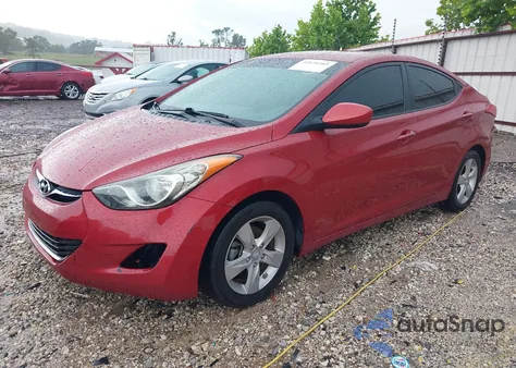 2013 Hyundai Elantra Gls from USA, damaged, VIN KMHDH4AE0DU777218
